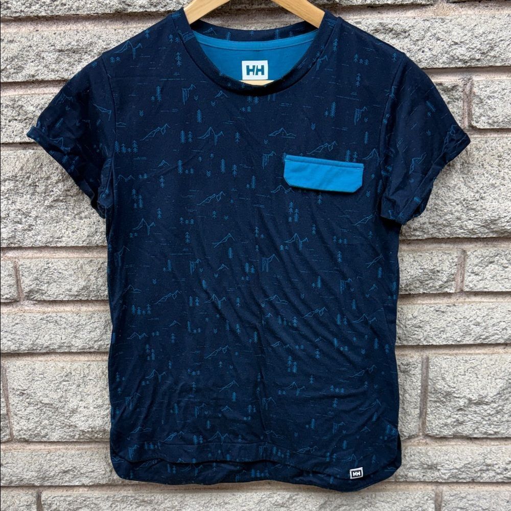 Helly Hansen Navy Blue Short Sleeve Tee